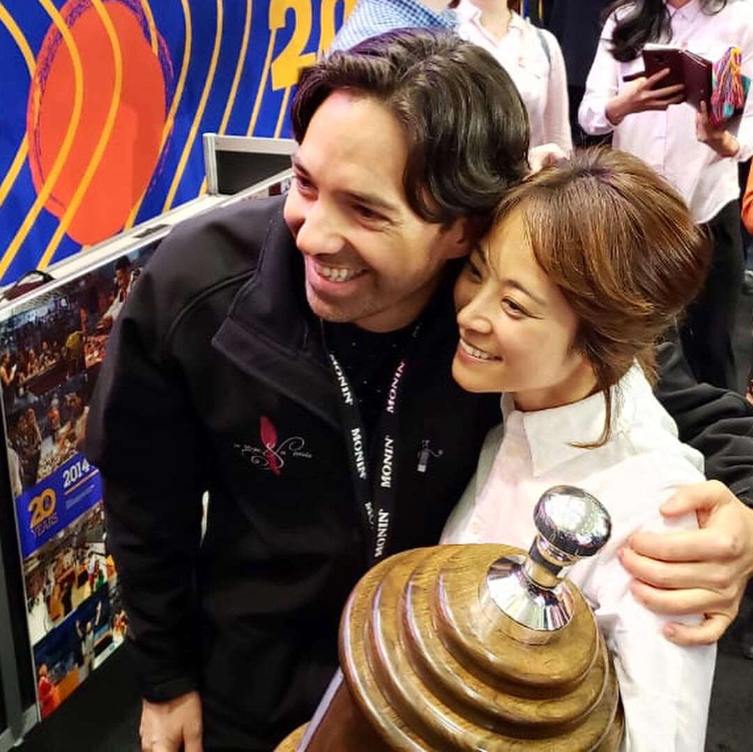 Felipe Sardi with Jooyeon Jeon, World Barista Champion 2019